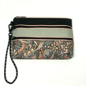Sakroots New Adventures Canvas Wristlet Bag Sienna Spirit Desert